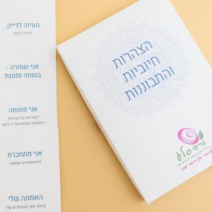 קלפי הצהרות חיוביות והתבוננות